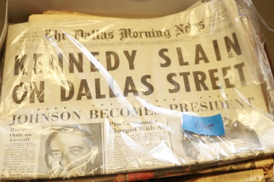 JFK Newspaper Article