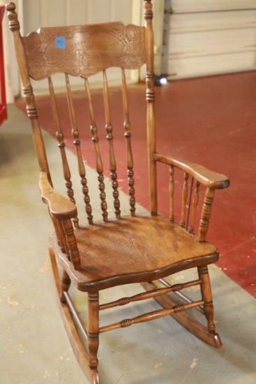 Antique Oak Rocker
