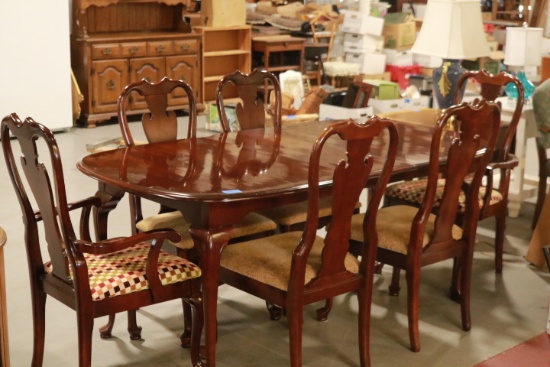 Cherry Table & 6 Chairs