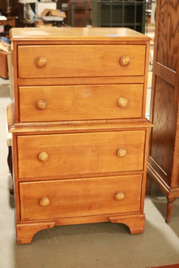 Maple 4 Drawer Chest