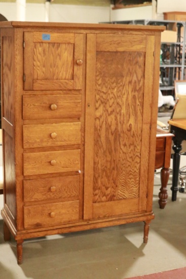 Antique Oak Chifforobe