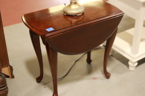 Cherry Drop Leaf End Table
