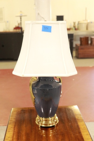 Brass & Ceramic Lamp
