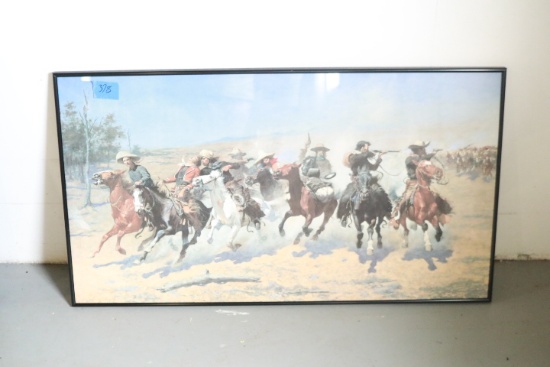 Framed Western Print