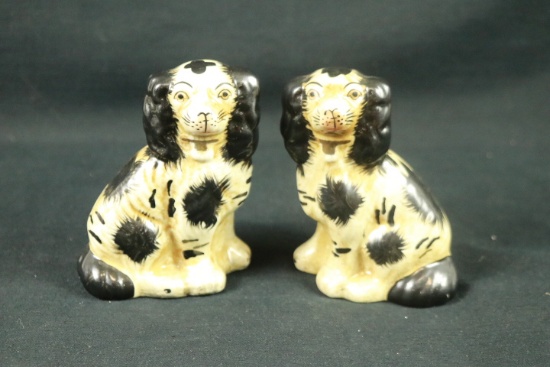 Pair Of Porcelain Dogs