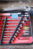 Craftsman Wrench Set & 2 Adjustable Wrenches