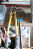 Pipe Wrench & Bolt Cutters