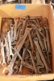 Box Of Assorted Box End Wrenches