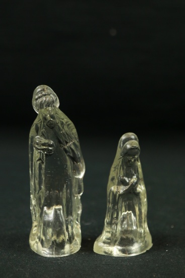 2 Glass Figurines
