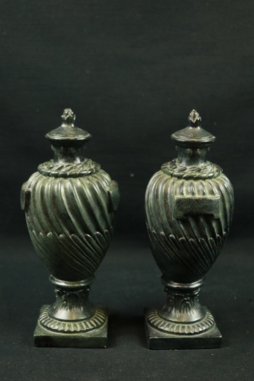 Pair Of Mantle Urns