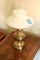 Brass Hurricane Lamp