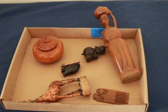 Assorted Wooden Figurines