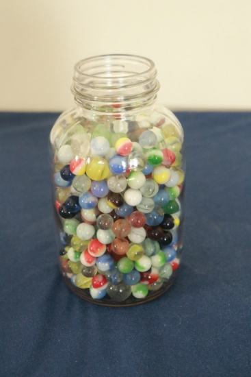 Jar Of Assorted Marbles