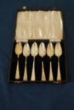 6 English Silver Spoons