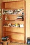Homemade Bookcase & Contents