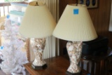 Pair Of Shell Lamps