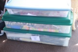 3 Totes Of Christmas Wrapping Paper