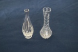 2 Crystal Vases