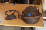 Cast Iron Pot & Iron