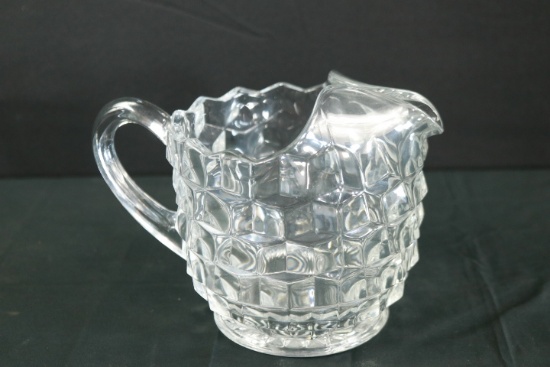 Fostoria American Pattern Ice Lip Pitcher