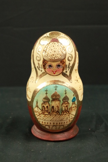 Signed Russian Nesting Doll