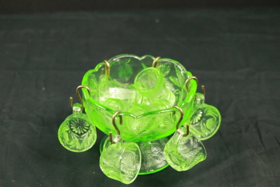 Miniature Punch Bowl & Cups