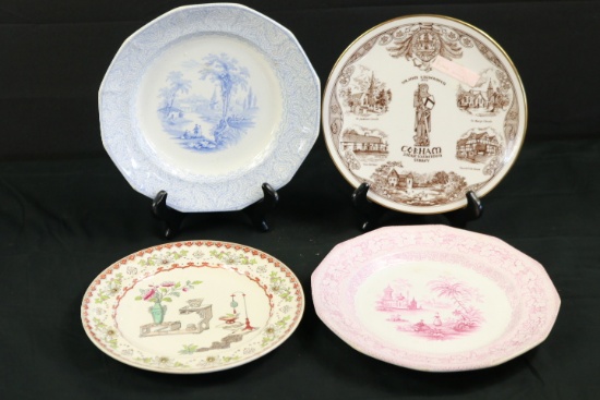 4 Assorted Plates