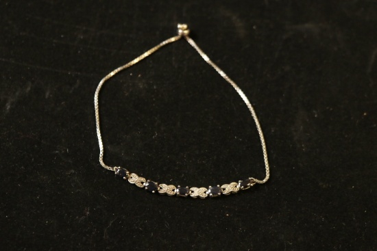 Adjustable Sterling Silver Bracelet