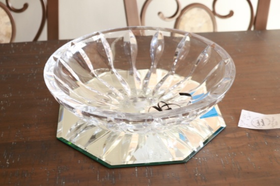 Miller Mogaska Crystal Bowl With Plateau