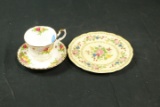 Royal Albert Old Country Rose Cup & Saucer, Royal Doulton Plate