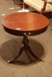 Duncan Phyfe Style Drum Table By Mersman