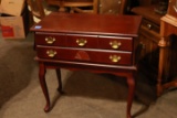 2 Drawer Queen Anne Style Table