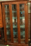 Oak Case Display Cabinet