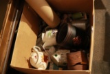 Box Of Assorted Teapots & More