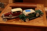 2 Franklin Mint Cars
