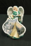 Thomas Kinkade Angel Of Peace With Battery Music Box