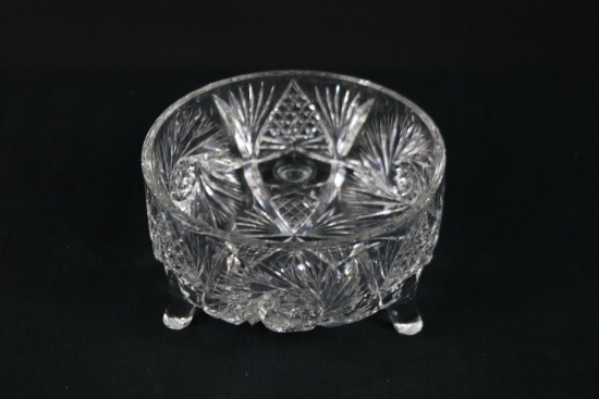 Crsytal Footed Bowl