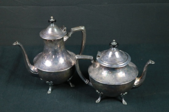 2 Silver Plated Tea Pots