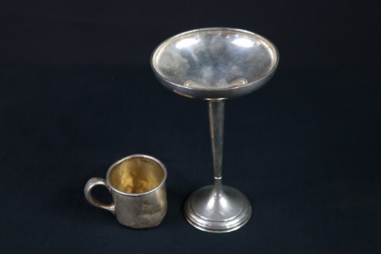 Sterling Silver Compote & Cup