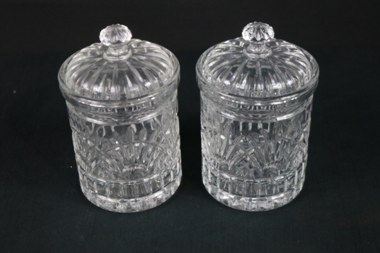 2 Crystal Jars