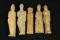 5 Soapstone Figurines