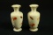 Pair of jewel Tea Vases