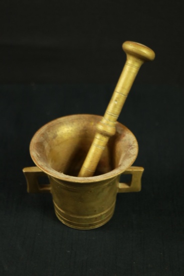 Brass Mortar & Pestle