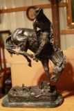 Outlaw Bronze Statue By Frederic Remington