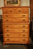 Benck Furniture Maple Chest on Chest