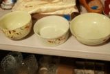 3 Jewel Tea Bowls