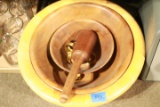 2 Wooden Bowls