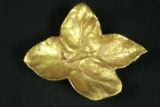 Oskar J.W. Hansen Virginia Metal Crafters Brass Leaf 1963