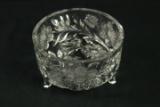 Pressed Glass Footed Bowl