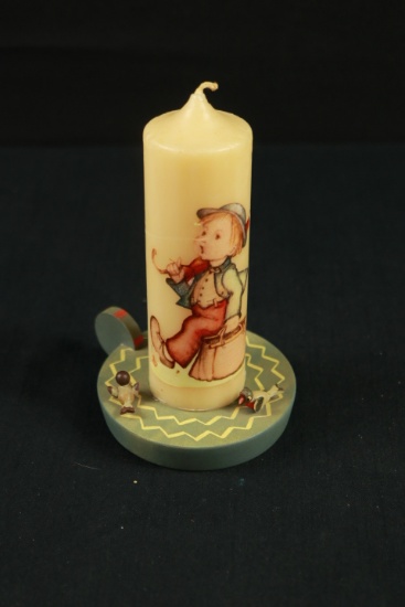 Goebel Candle Holder & Candle